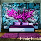 Artgeist Fotobehang – Behangpapier - Fotobehang - Anonymous graffiti 400x280 -