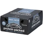 Eat Natural reep protein packed, pindanoten - chocolade, 45 g, pak van 12 stuks