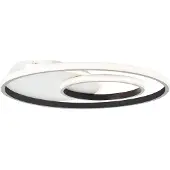 Brilliant Merapi - Plafondlamp - LED 32W - 3000K - Wit/Zwart