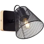 Brilliant 40110/76 - 1 Spots Wandlamp Metaal/Hout