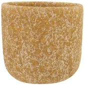 Cosy@home Bloempot Sahara Zand 14x14xh13cm Rond Aardewerk