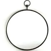Decostar Ronde Hangspiegel met Zwart Frame Groot