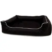 Lebon Ligbed voor honden Paula zwart 100x75x22cm