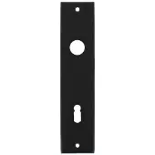 Intersteel Kortschild rechthoekig sleutelgat 72mm - mat zwart