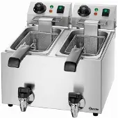 Bartscher Friteuse SNACK II Plus, 44(b)x56(d)x39,5(h)cm, 2x230V/2x2000W
