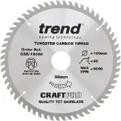 Trend cirkelzaagblad 190x30x2,8mm 60T