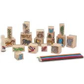 Melissa & Doug Houten Stempelset - Regenwoud