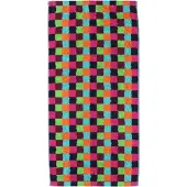 Cawö Handdoek Cawö Cube Karo Multicolour (set van 3)