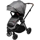 Ding Fenix Kinderwagen Grey/Silver unisex