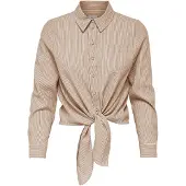 ONLY Blouse 'ONLLecey' mokka / wit