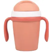 Bo Jungle - CPLA Drinkbeker peuter - Met rietje en handgrepen - Eco verantwoordelijk - Drinking Cup Terracotta