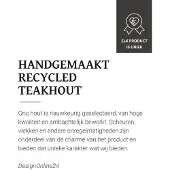 DTP Home Metropole eettafel teakhout 250x95x78cm