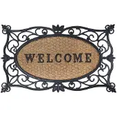 Esschert Design Kokosmat Welcome Naturel 45 X 75 X 1 Cm