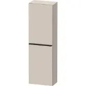 Duravit Hoge Kast D-Neo Kolomkast Wand 132 cm Rechtsdraaiend Mat Taupe