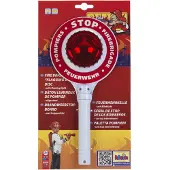 Klein Toys brandweerstopbord - 16x3,5x29 cm - incl. lichteffecten - ideale accesoire voor brandweerkostuums en rollenspellen - rood wit