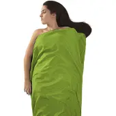 Sea to Summit Silk Cotton Liner (Maat standard rectangular, Groen)