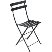 Fermob Bistro Stoel Metaal - Tuinstoelen Gelakt Staal Liquorice - 10142-1