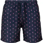 Urban Classics Zwemshorts nachtblauw / lichtroze