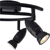 Lucide CARO - Plafondspot (Plafondlamp) - Ø 31 cm - 3xGU10 - Zwart