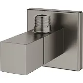 GROHE Hoekstopkraan eurocube hard graphite geborsteld