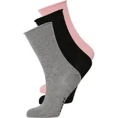 Falke Sokken '' grijs gemêleerd / lichtroze / zwart