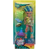 Cave Club Slate Prehistoric Fashion Doll With Dinosaur Pet Doll Veelkleurig