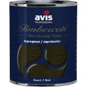 Avis transparante impregneer 1L zwart
