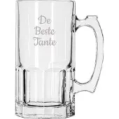 Libbey Gegraveerde Bierpul 1ltr De Beste Tante