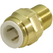 John guest messing puntstuk buitendraad 1/2"x15mm