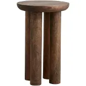 Nordal Denmark Helin bijzettafel mangohout bruin 32x32x49cm
