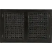 Nordal Merge kast met webbing - zwart