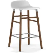 Normann Copenhagen Barstoel Form Barstool 65 cm Walnut White