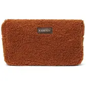Essenza Pepper Teddy Leather brown Make-up tas Large