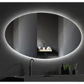 SaniGoods Roan ovale spiegel met LED-verlichting 140x90cm