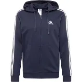 Adidas Jas met capuchon Essentials French Terry 3-Bandes Full-Zip | Maat S
