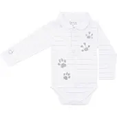 Frogs and Dogs | Polo Romper | Wit | Maat 62