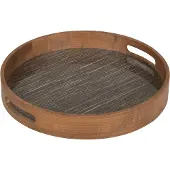 Be Home serveerplank mangohout zwart 83x40cm - set van 2