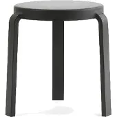 Normann Copenhagen Tap Kruk Black Oak|Black