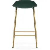 Normann Copenhagen Barstoel Form Barstool 65 cm Brass Green