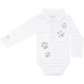 Frogs and Dogs | Polo Romper | Wit | Maat 68