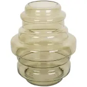 Present Time Vaas Distinct handgemaakt | Present Time glas groen 20x20x25 cm vazen | NADUVI