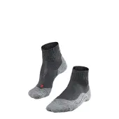 Falke TK5 Short anti-blaar dun wol functioneel materiaal wandelsokken heren grijs - maat 42-43