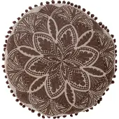 Creative Collection Cizzy Cushion, Brown, Cotton