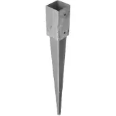 Toolstation Paalhouder met punt 91x91x900mm