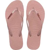Havaianas HAV. SLIM LOGO METALLIC Slippers | Maat 41/42 Dames Roze