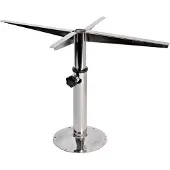 Osculati draaibare telescopische RVS Tafelpoot 500/750mm