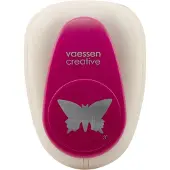 Vaessen creative Pons - Figuurpons - Vlinder - 4,2 x 7 cm