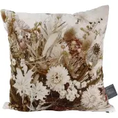 Ptmd collection | Sierkussen Charlet fluweel bruin 45x10x45 cm sierkussens | NADUVI