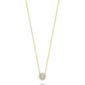 Blush 14 karaats geelgouden collier bolletje