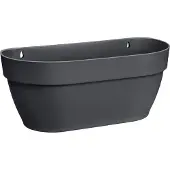 Elho Muur Plantenbak Vibia Campana Antraciet 35 X 16,2 X 14,8 Cm